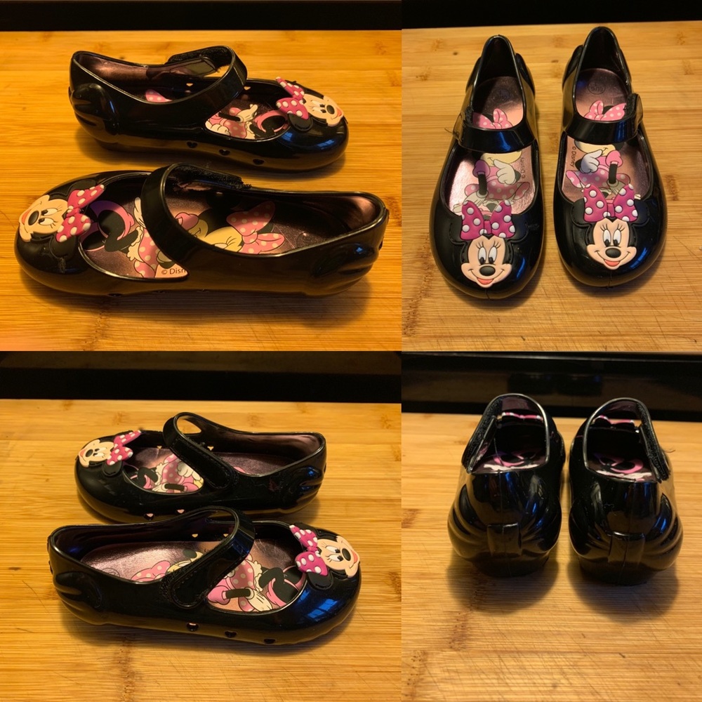 Minnie Mouse Girls Mary Jane Jelly Shoes